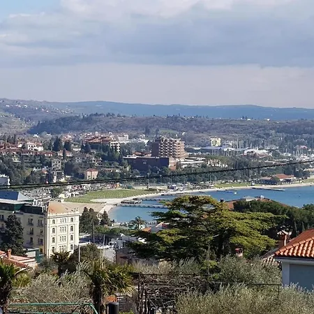 Panoramic View Near The Beach In Portotoz+P Portoroz Exterior photo